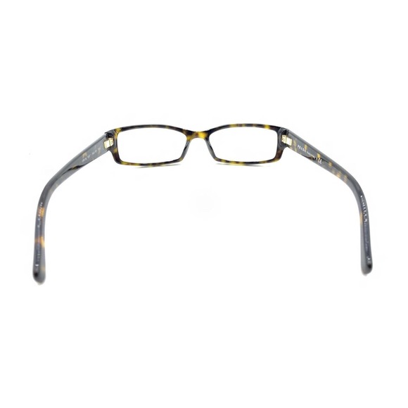 Prada VPR 19L 2AU-1O1 Tortoise Brown Rectangle Eyeglasses Frames 52-16 135 Italy - Picture 5 of 12